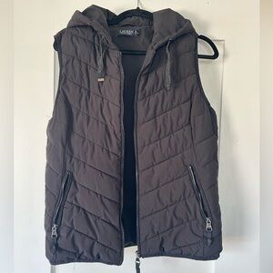 Ralph Lauren black Hooded Vest